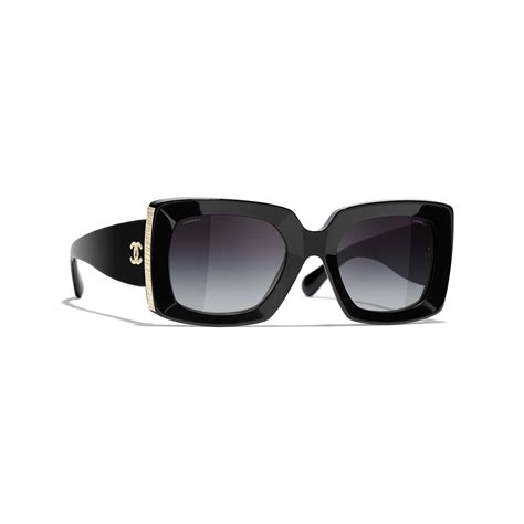 chanel rectangular sunglasses